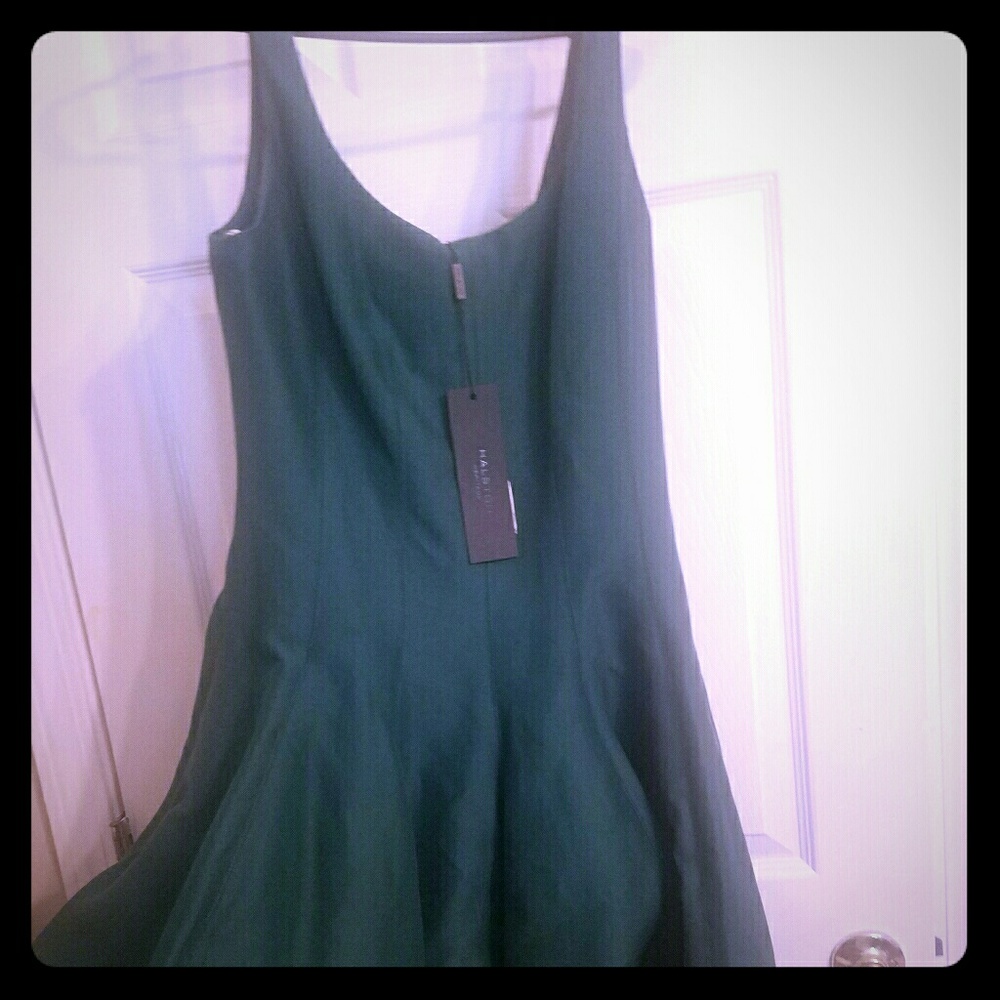 Nwt Halston heritage green dress